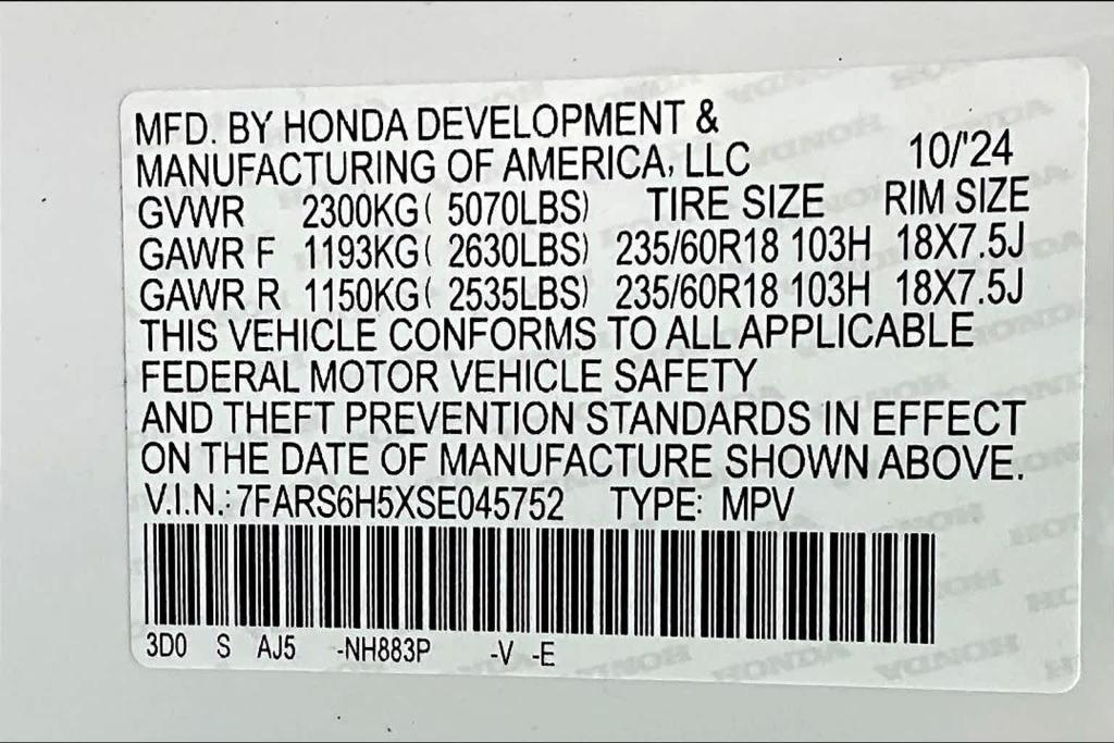 new 2025 Honda CR-V Hybrid car, priced at $36,732