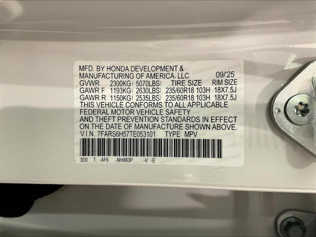 new 2026 Honda CR-V Hybrid car, priced at $39,035