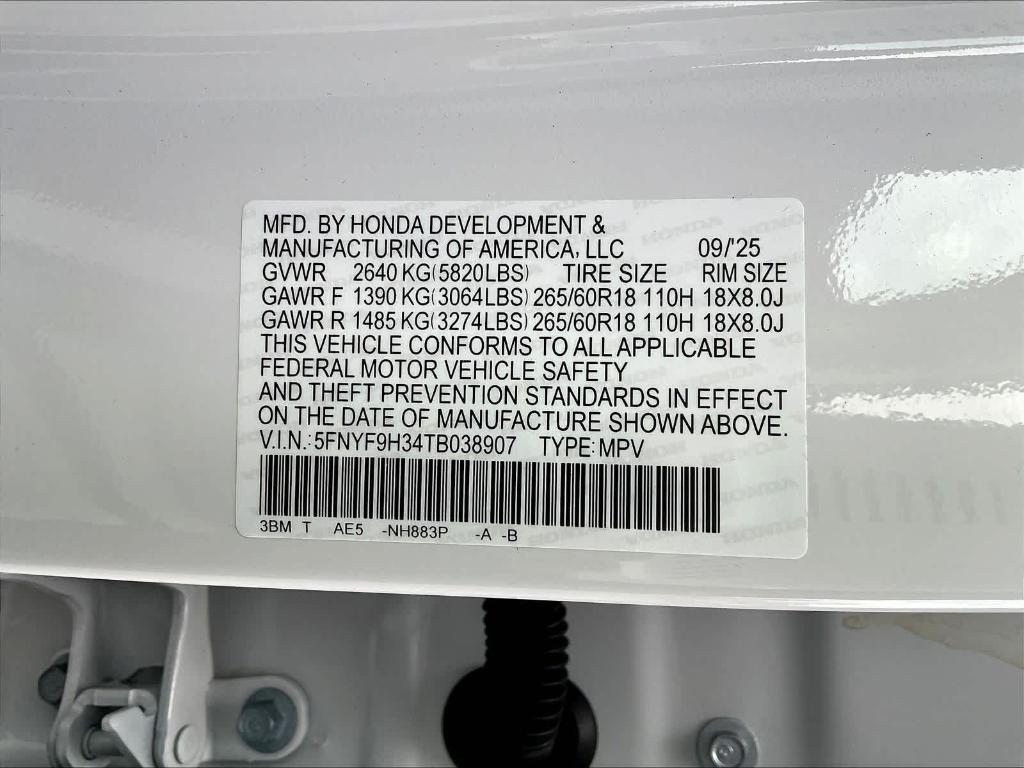 new 2026 Honda Passport car, priced at $46,655