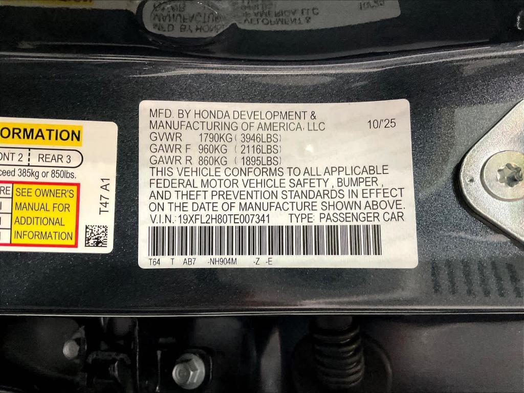 new 2026 Honda Civic car, priced at $28,990