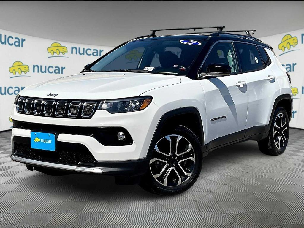 used 2022 Jeep Compass car, priced at $23,300