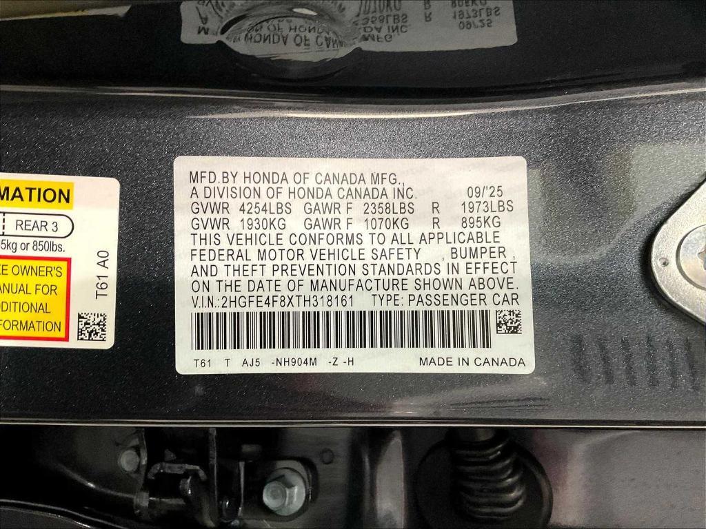 new 2026 Honda Civic Hybrid car, priced at $31,688