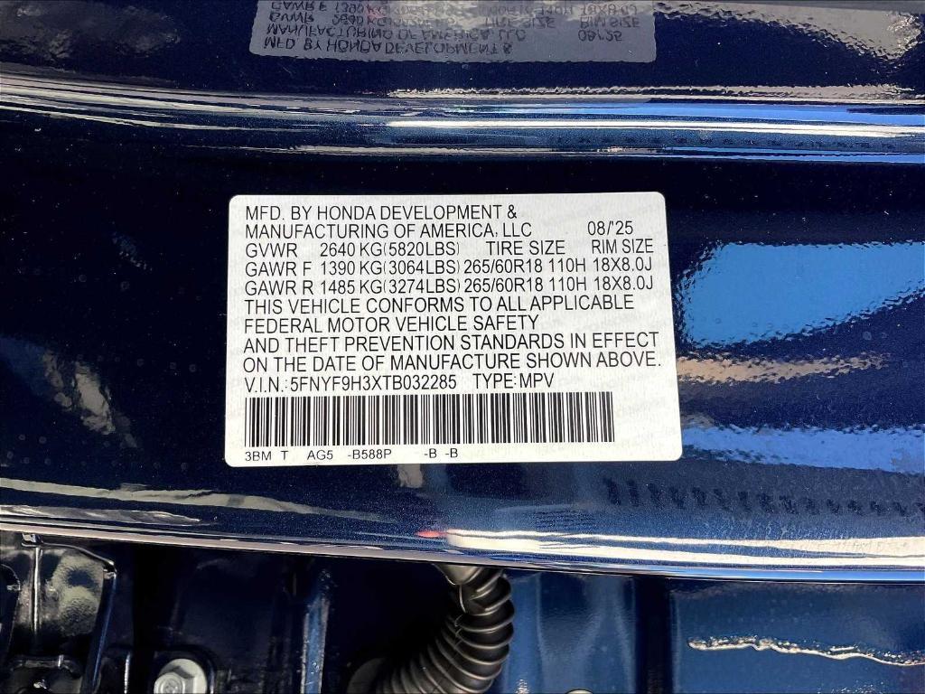 new 2026 Honda Passport car, priced at $45,945