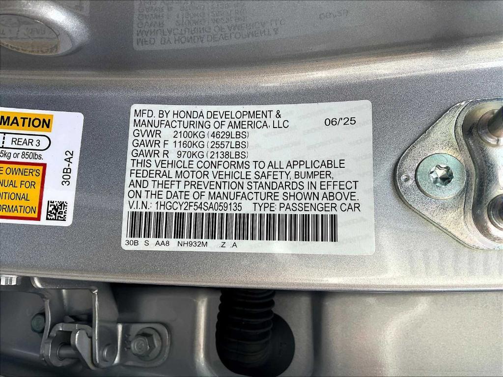 new 2025 Honda Accord Hybrid car, priced at $34,805