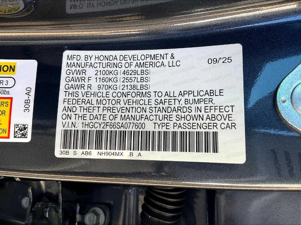 new 2025 Honda Accord Hybrid car, priced at $36,134