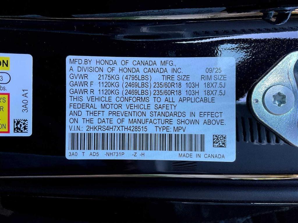 new 2026 Honda CR-V car, priced at $37,140