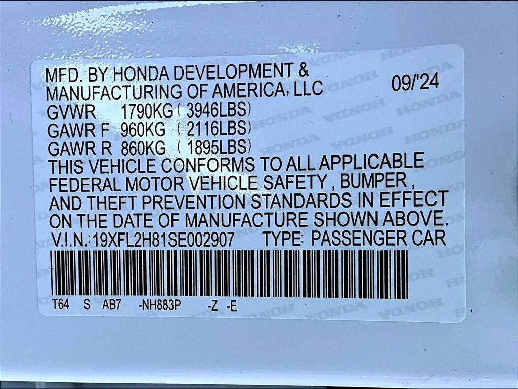 new 2025 Honda Civic car, priced at $29,000
