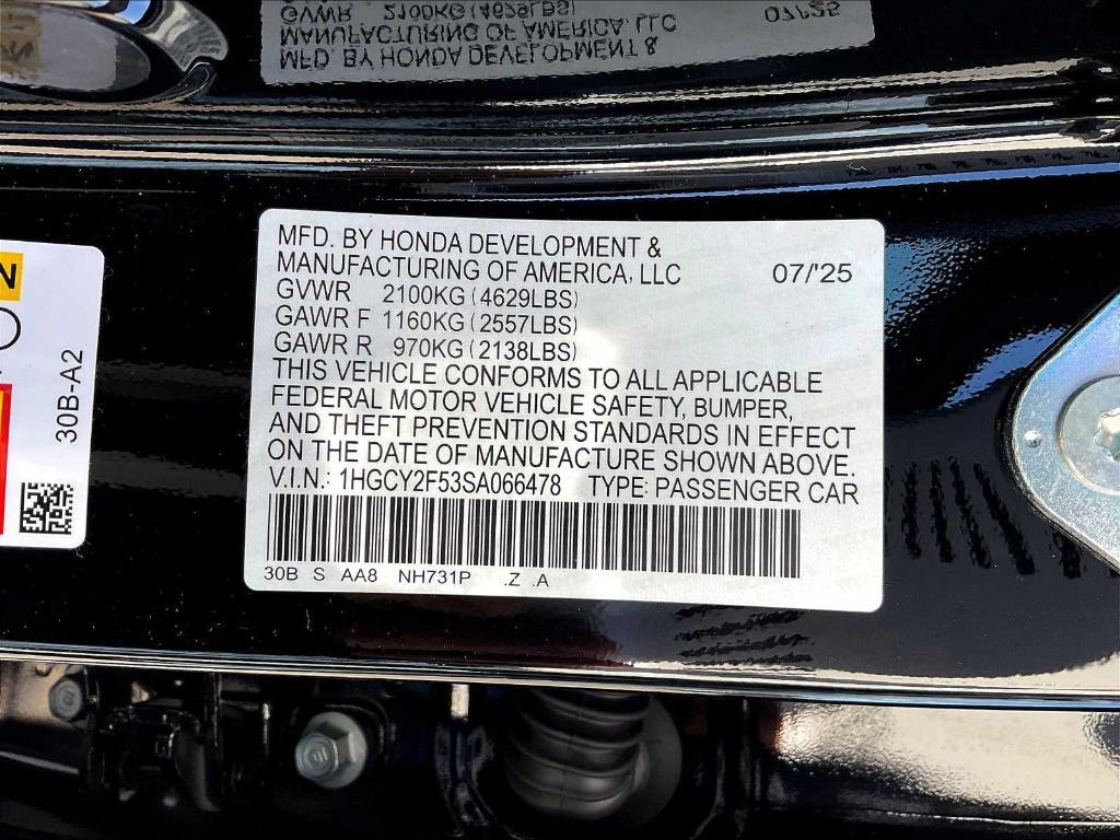 new 2025 Honda Accord Hybrid car, priced at $34,804