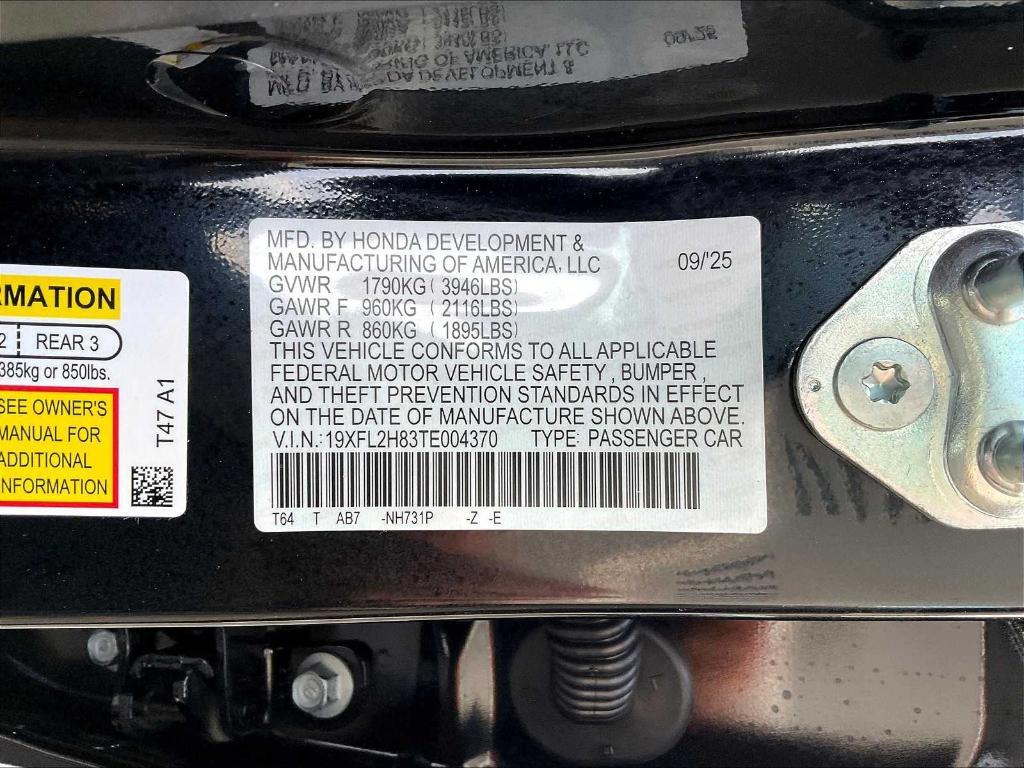 new 2026 Honda Civic car, priced at $28,990