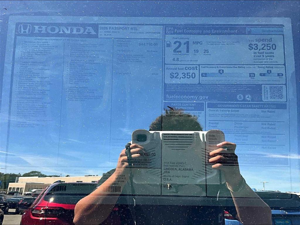 new 2026 Honda Passport car, priced at $44,852