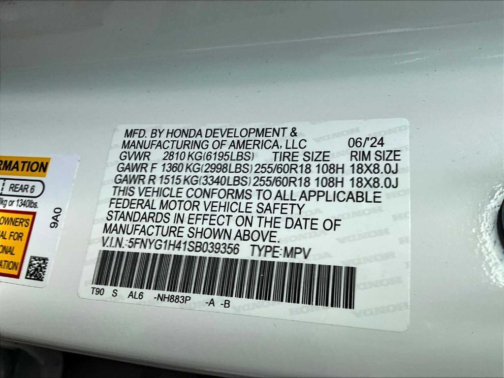 new 2025 Honda Pilot car, priced at $50,000