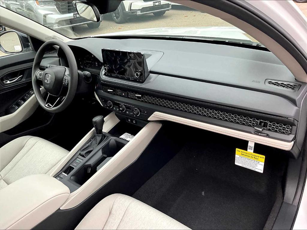 new 2025 Honda Accord car, priced at $30,882