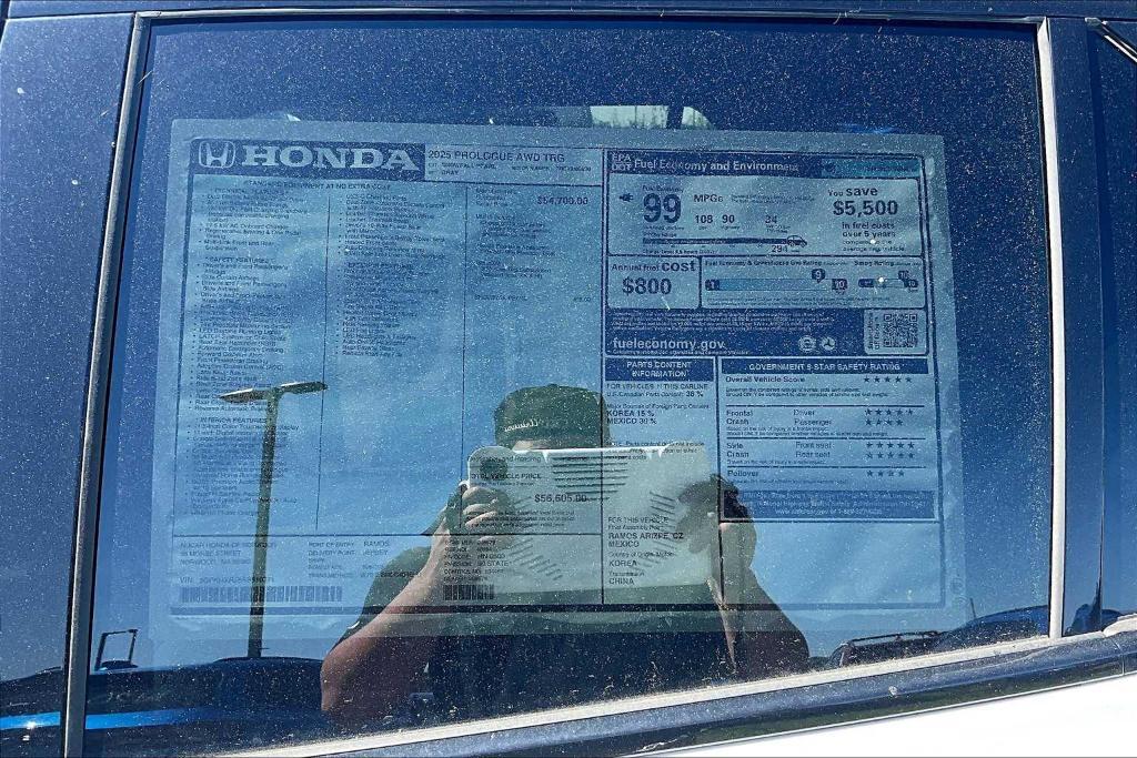 new 2025 Honda Prologue car, priced at $56,605