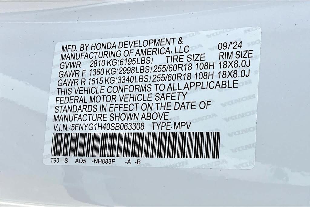 new 2025 Honda Pilot car, priced at $50,200