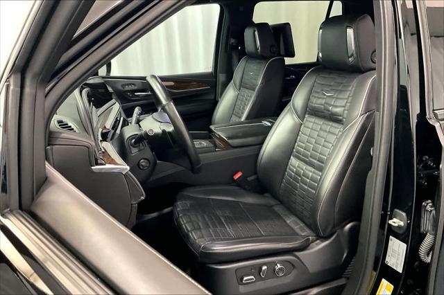 used 2021 Cadillac Escalade car, priced at $78,300