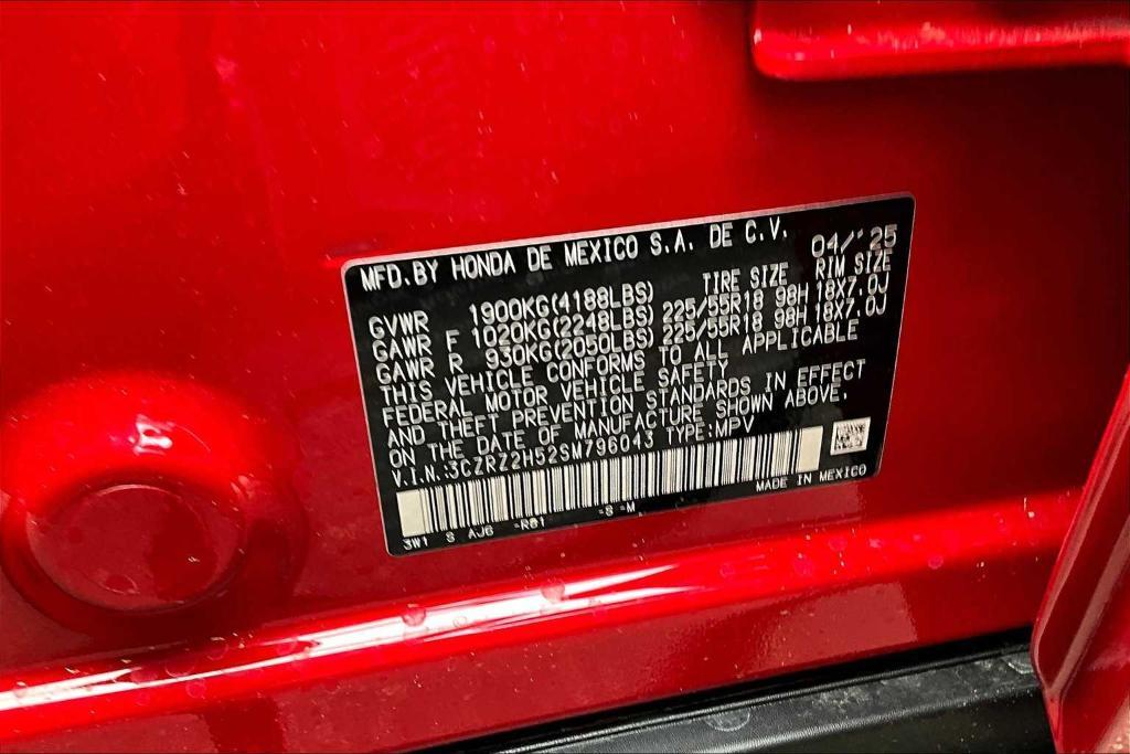 new 2025 Honda HR-V car, priced at $30,395