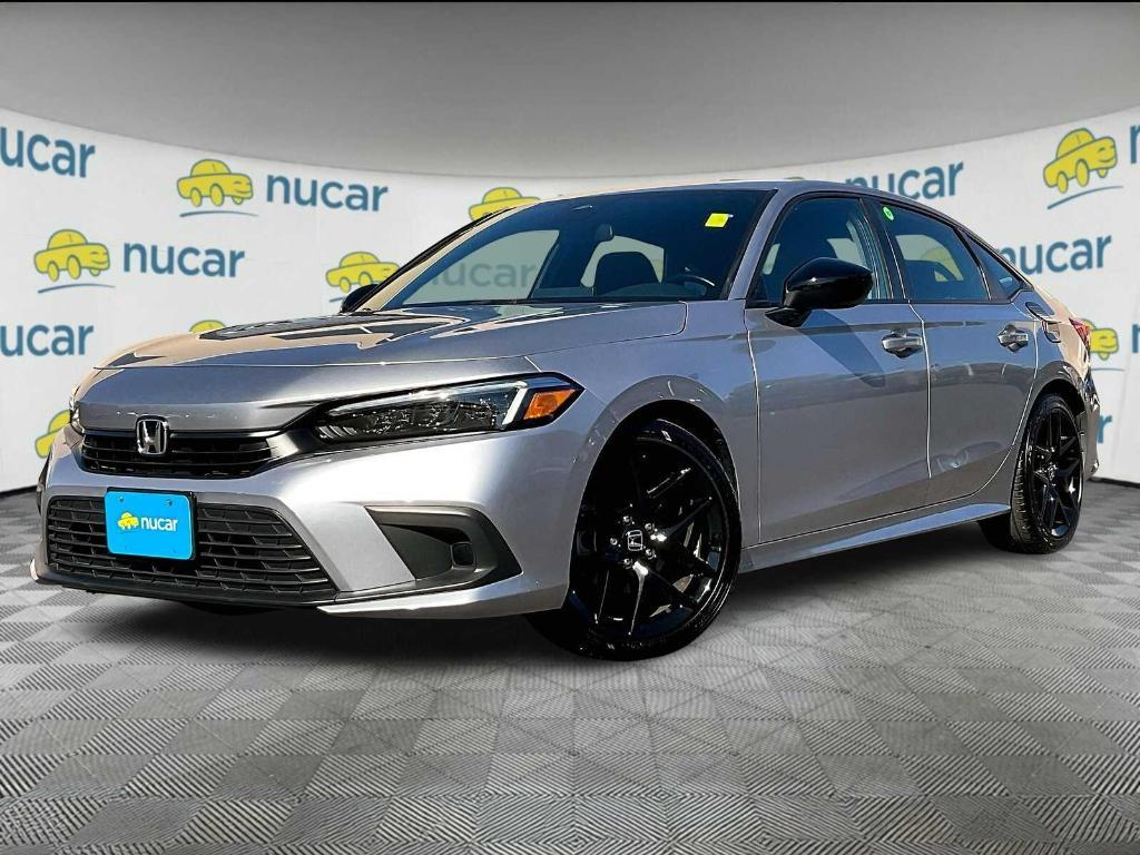 used 2022 Honda Civic car, priced at $24,550