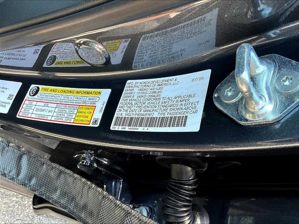 new 2025 Honda Accord car, priced at $30,459