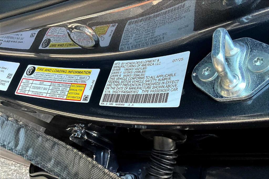 new 2025 Honda Accord car, priced at $31,125