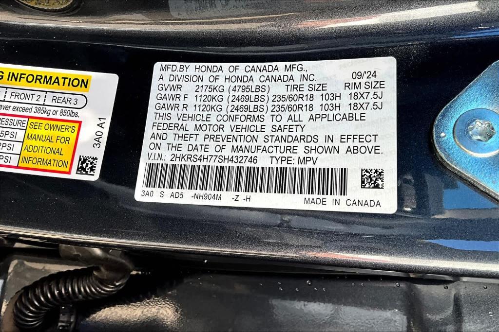 new 2025 Honda CR-V car, priced at $37,850