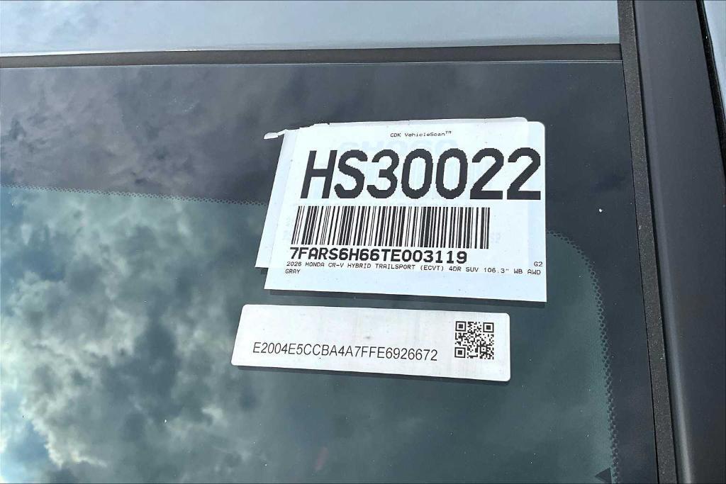 new 2026 Honda CR-V Hybrid car, priced at $40,304