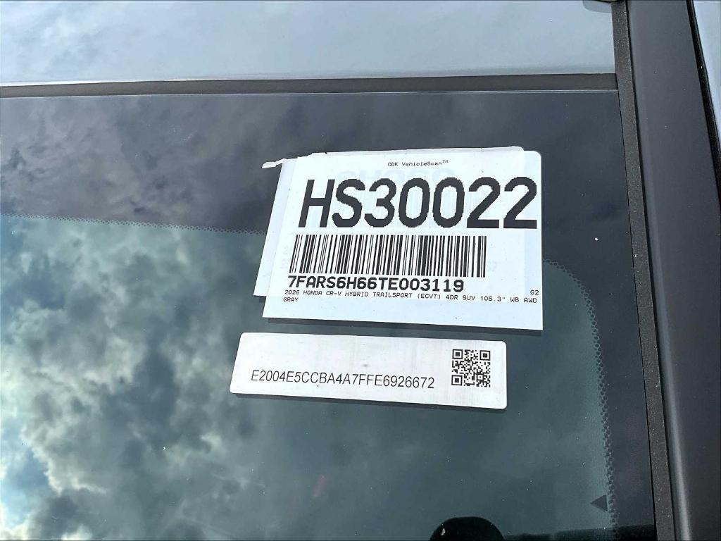 new 2026 Honda CR-V Hybrid car, priced at $40,650
