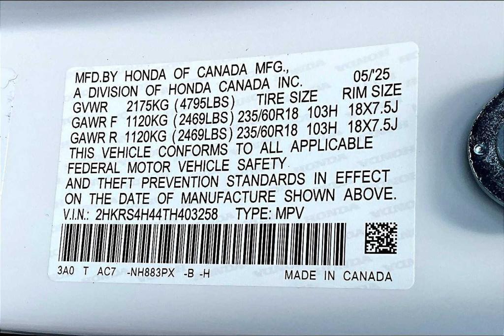 new 2026 Honda CR-V car, priced at $36,249