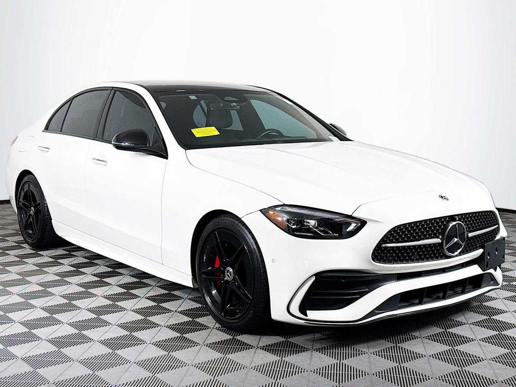 used 2022 Mercedes-Benz C-Class car, priced at $32,998
