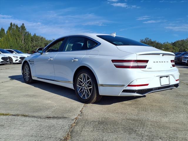 new 2025 Genesis G80 car, priced at $58,745