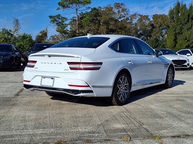 new 2025 Genesis G80 car, priced at $58,745