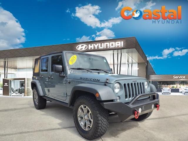 used 2015 Jeep Wrangler Unlimited car, priced at $23,971