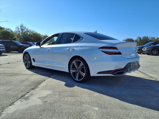 new 2025 Genesis G70 car, priced at $57,055