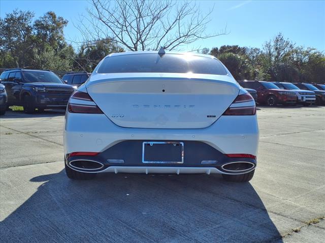 new 2025 Genesis G70 car, priced at $57,055