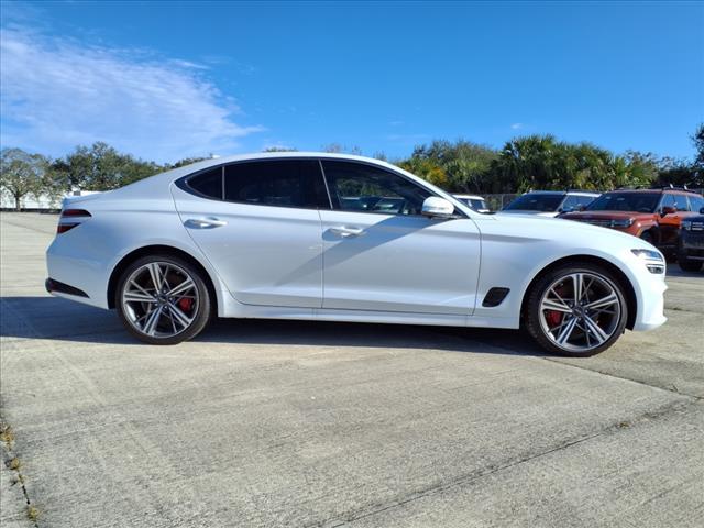 new 2025 Genesis G70 car, priced at $57,055