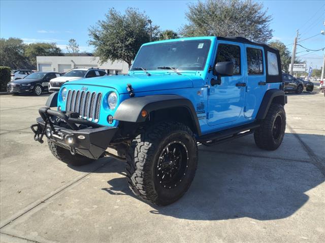 used 2017 Jeep Wrangler Unlimited car, priced at $21,985