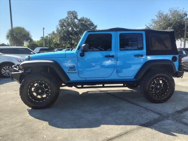 used 2017 Jeep Wrangler Unlimited car, priced at $21,985