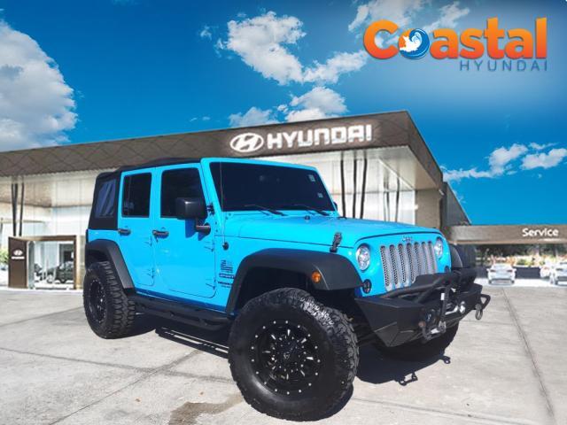 used 2017 Jeep Wrangler Unlimited car, priced at $21,985