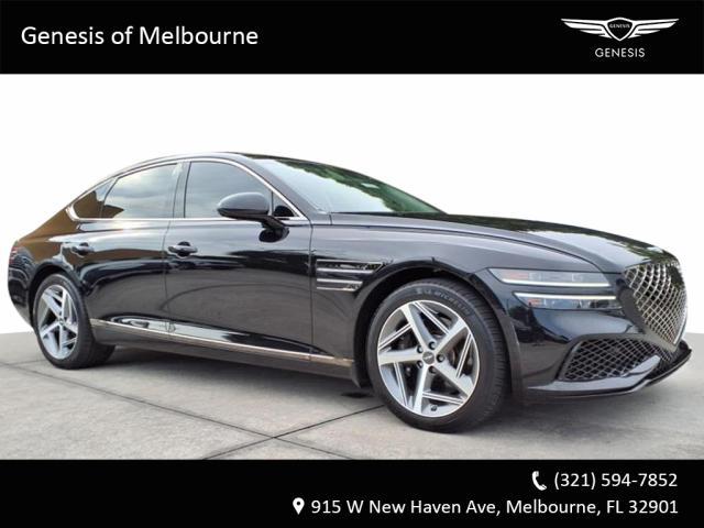 used 2024 Genesis G80 car, priced at $55,895