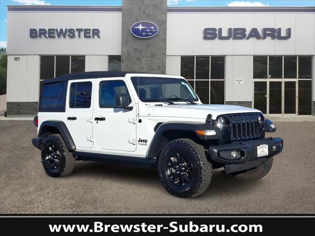 used 2022 Jeep Wrangler Unlimited car, priced at $29,256