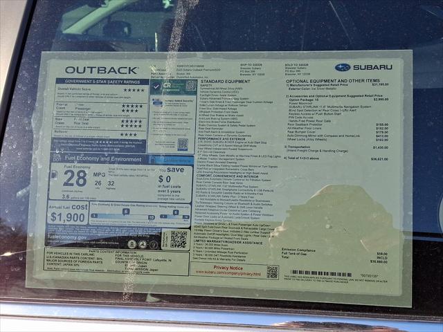 new 2025 Subaru Outback car, priced at $36,680