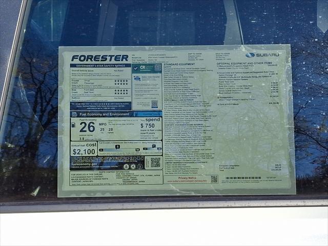 new 2024 Subaru Forester car, priced at $39,295