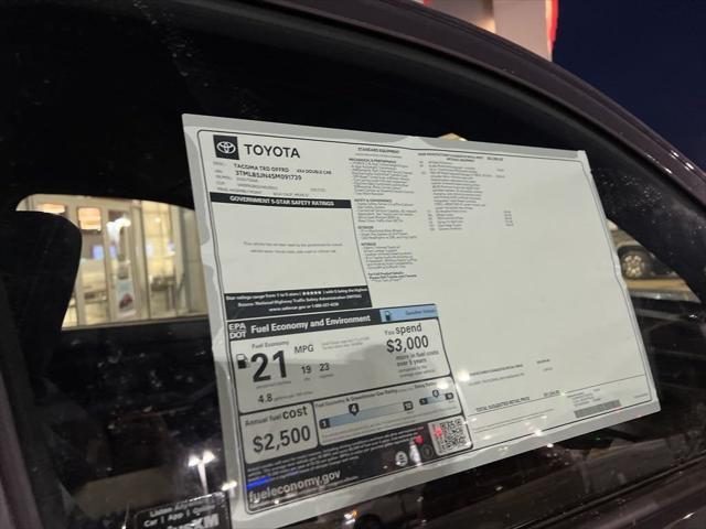 new 2025 Toyota Tacoma car, priced at $50,054