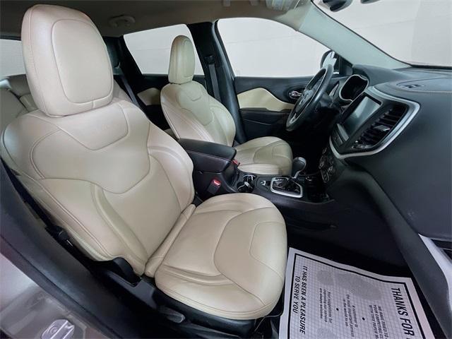 used 2017 Jeep Cherokee car, priced at $15,297