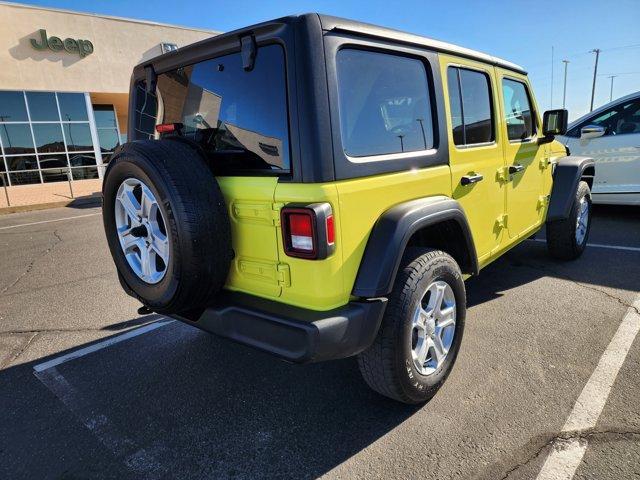 used 2023 Jeep Wrangler car, priced at $29,452