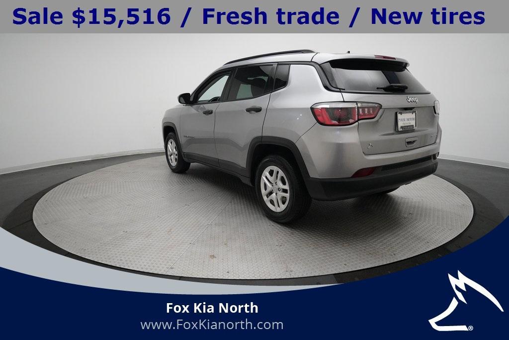 used 2018 Jeep Compass car, priced at $15,516