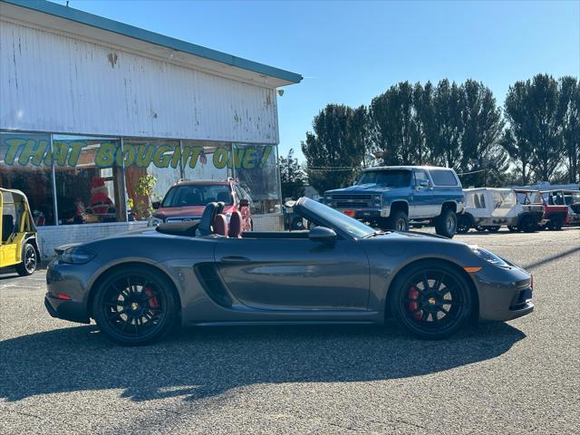 used 2021 Porsche 718 Boxster car, priced at $75,900