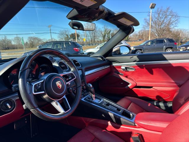 used 2021 Porsche 718 Boxster car, priced at $75,900