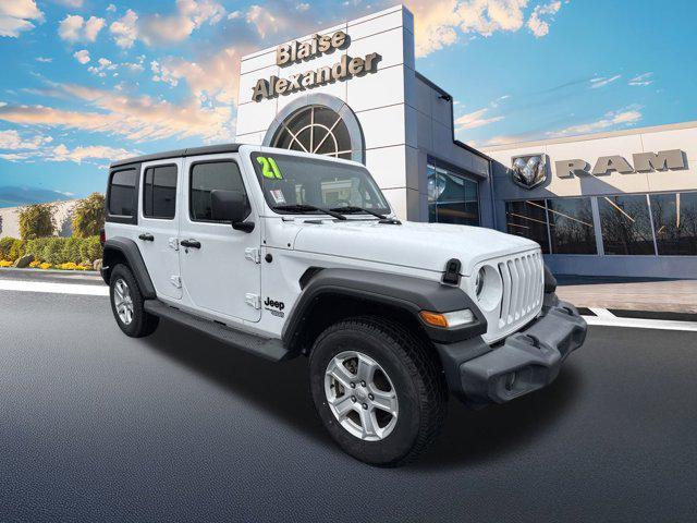 used 2021 Jeep Wrangler Unlimited car, priced at $28,500