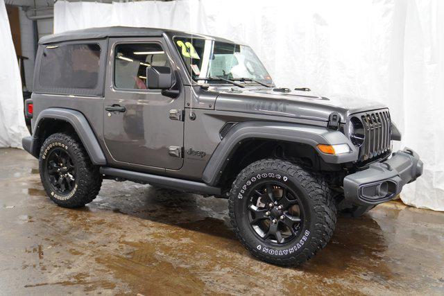 used 2022 Jeep Wrangler car, priced at $29,500