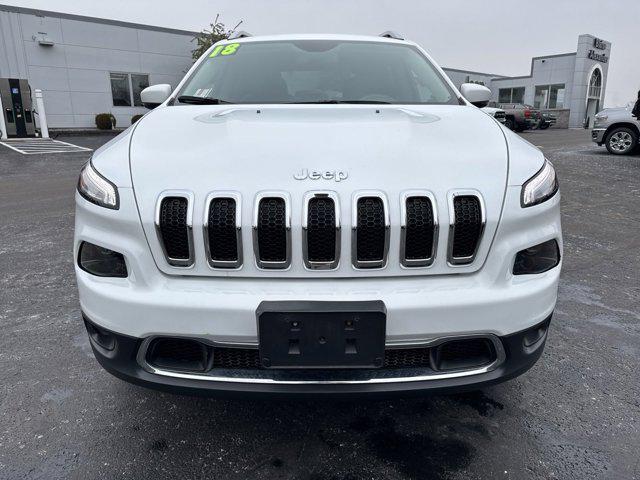 used 2018 Jeep Cherokee car, priced at $19,287